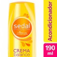 ACONDICIONADOR SEDAL CREMA BALA 190 ml ( u x b 12)