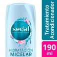 ACONDICIONADOR SEDAL HID.MICELAR 190 ml ( u x b 12)