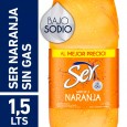 AGUA SER NARANJA 1,5 lt ( u x b 6)