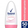 ANTITRANSPIRANTE FEMENINO REXONA ROLL ON NUTRITI 50 ml ( u x b 12)