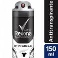 ANTITRANSPIRANTE MASCULINO REXONA INVISIBLE 90 gr ( u x b 12)
