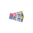 BROCHES ARCO IRIS PLASTICO 12 un ( u x b 12)