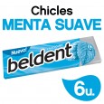 CHICLE BELDENT MENTA SUAVE 20 un ( u x b 20)