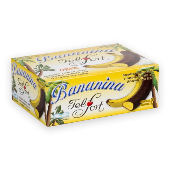 [15594] CHOCOLATE FELFORT BANANINA 15 gr ( u x b 30)