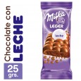 CHOCOLATE MILKA LEGER LECHE 25 gr ( u x b 192)