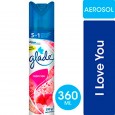 DESODORANTE DE AMBIENTE GLADE ILOVE 360 cc ( u x b 6)