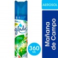 DESODORANTE DE AMBIENTE GLADE MAÑANA DE CAMPO 360 cc ( u x b 6)