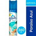 DESODORANTE DE AMBIENTE GLADE PARAISO AZUL 360 cc ( u x b 6)