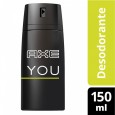 DESODORANTE MASCULINO AXE YOU 96 gr ( u x b 12)