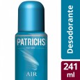 DESODORANTE MASCULINO PATRICHS AIR 155 gr ( u x b 12)