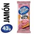 GALLETITA CLA SOCIAL JAMON 144 gr ( u x b 44)