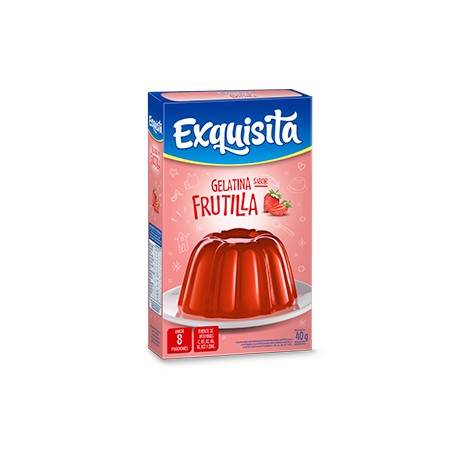 GELATINA EXQUISITA FRUTILLA 50 gr ( u x b 12)