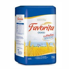 HARINA FAVORITA 0000 1 kg ( u x b 15)