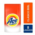 JABON LIQUIDO ACE CLASIC POUC 800 ml ( u x b 12)