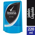 JABON LIQUIDO REXONA ACTIVE D-P 220 ml ( u x b 12)