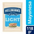 MAYONESA HELLMANNS LIGHT 118 gr ( u x b 40)