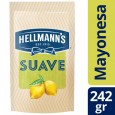 MAYONESA HELLMANNS SUAVE D.P. 242 gr ( u x b 12)
