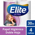 PAPEL HIGIENICO ELITE DOBLE HOJA.ULT 4X30 mt ( u x b 10)