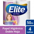 PAPEL HIGIENICO ELITE DOBLE HOJA.ULT 4X50 mt ( u x b 6)