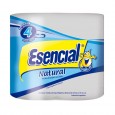[14279] PAPEL HIGIENICO ESENCIAL NATURAL 4X30 mt ( u x b 12)