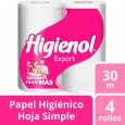 [15833] PAPEL HIGIENICO HIGIENOL EXPORT PLUS 4X30 mt ( u x b 12)