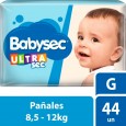 PAÑAL BABYSEC ULTRA HIP.GDE. 44 un ( u x b 4)