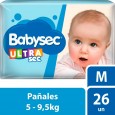 PAÑAL BABYSEC ULTRA T.PA.MED 26 un ( u x b 8)