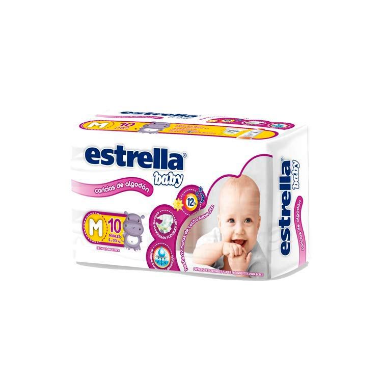 PAÑAL ESTRELLA REG.MED 10 un ( u x b 20)