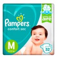PAÑAL PAMPERS CONFORT HIPERPACK MED 52 un ( u x b 3)