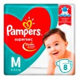PAÑAL PAMPERS SUPER REGULAR MED 10 un ( u x b 16)