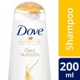 SHAMPOO DOVE OLEO NUTRI. 200 ml ( u x b 12)