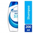 SHAMPOO HEAD SHOULDERS 3 EN 1 200 cc ( u x b 12)