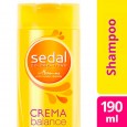 SHAMPOO SEDAL CREMA BALA 190 ml ( u x b 12)