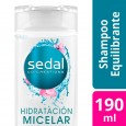 SHAMPOO SEDAL HID.MICELAR 190 ml ( u x b 12)