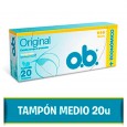 TAMPON O.B. MEDIO 20 un ( u x b 24)
