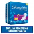 TOALLITA FEMENINA S.LIBRE NOCT.C.ALAS 8 un ( u x b 24)