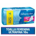 TOALLITA FEMENINA S.LIBRE SLIN.E.PACK 16 un ( u x b 24)