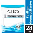 TOALLITAS HUMEDA POND.S DESM.P.NORM 28 un ( u x b 12)