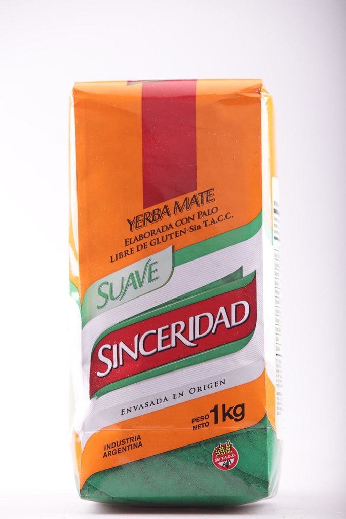 YERBA SINCERIDAD SUAVE 1 kg ( u x b 6)