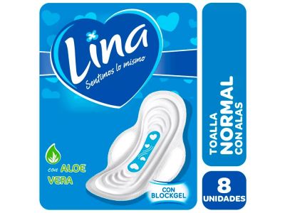 [3770] TOALLITA FEMENINA LINA NORM.C.A. 8 un ( u x b 48)
